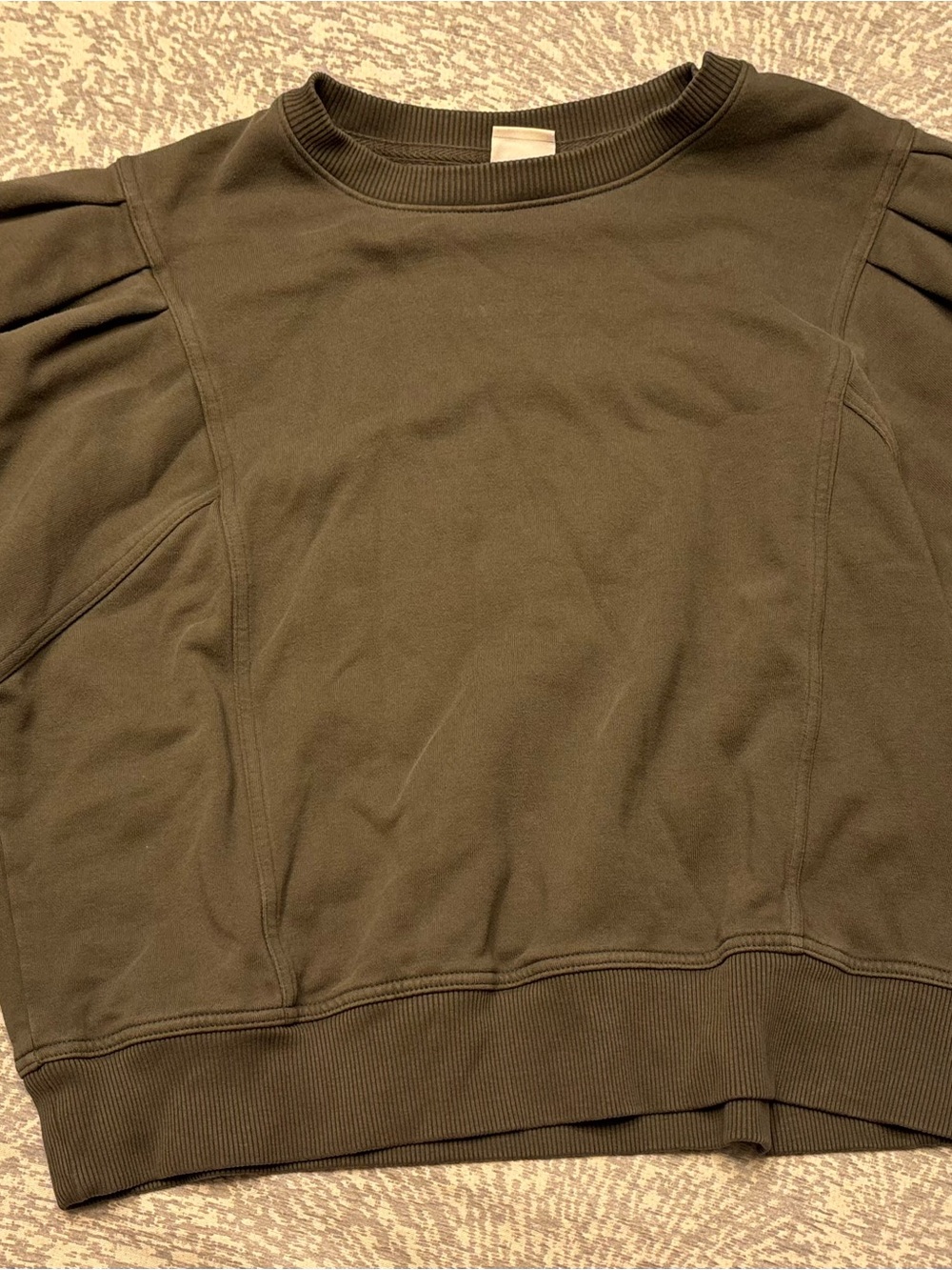 a new day Olive Green Pullover Sweatshirt